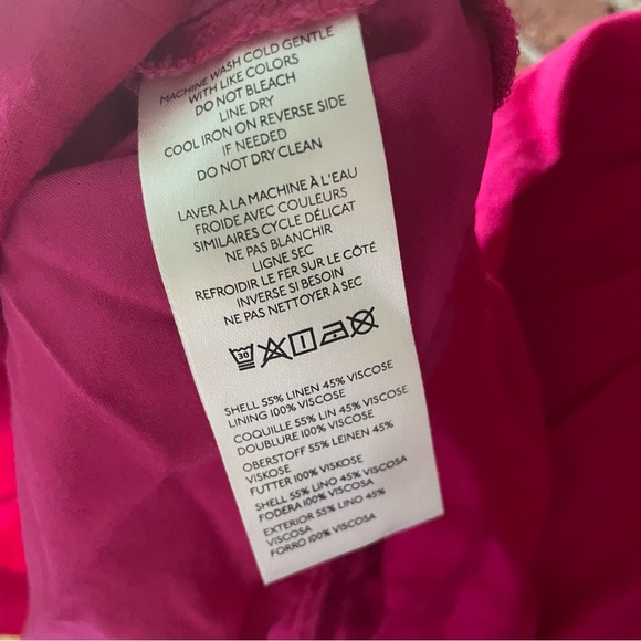 NWT Anthropologie The Bettina Tiered Mini Shirt Dress, Linen Edition, size XS p - Picture 8 of 11